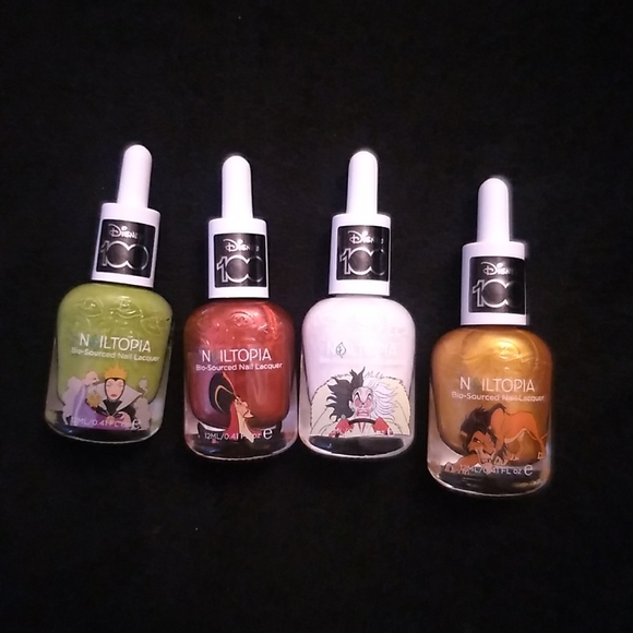 4 NAILTOPIA DISNEY Villains  nail polish limit edition  . - Picture 2 of 6